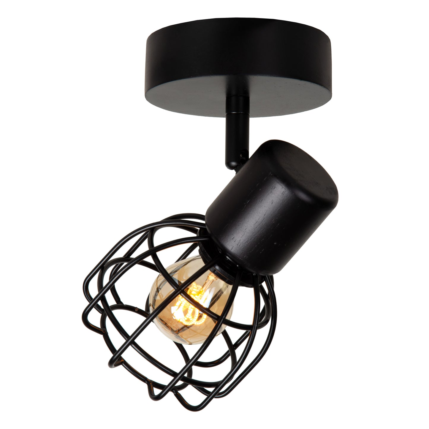 Lucide FILOX - Ceiling spotlight - Ø 10 cm - 1xE14 - Black