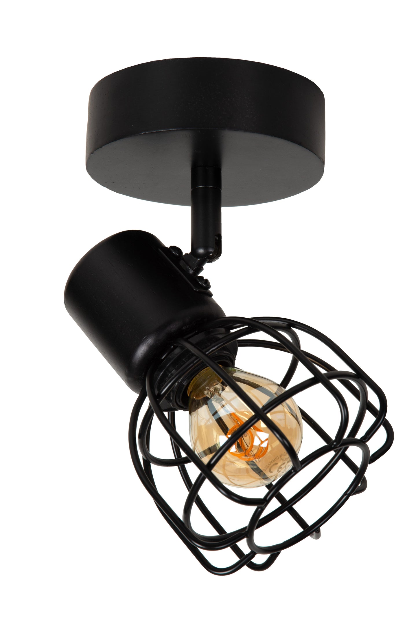 Lucide FILOX - Ceiling spotlight - Ø 10 cm - 1xE14 - Black