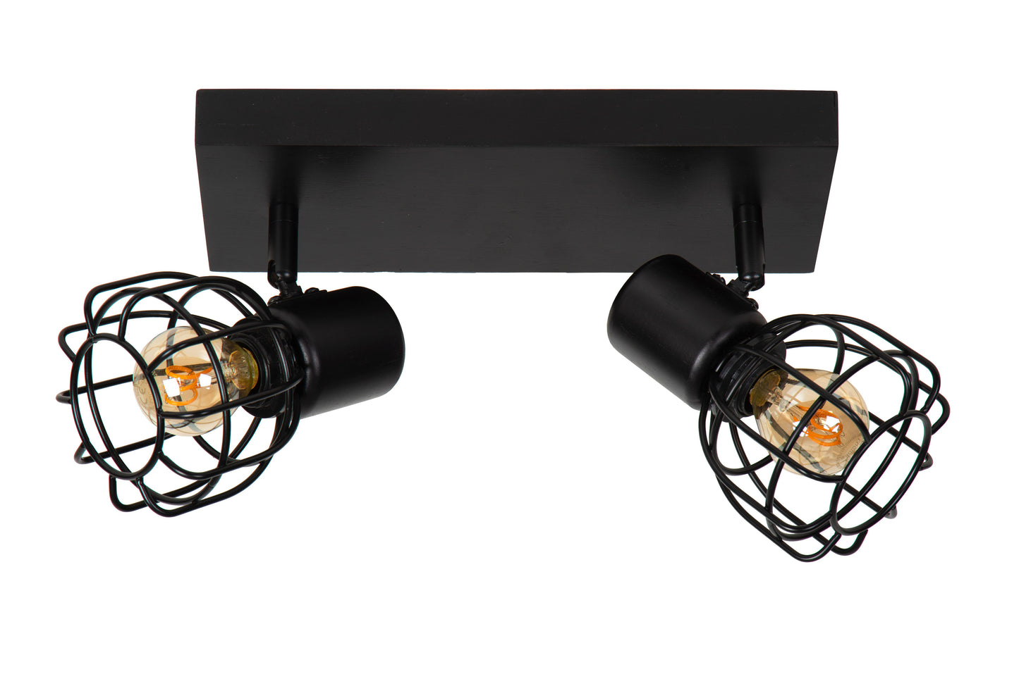 Lucide FILOX - Ceiling spotlight - 2xE14 - Black