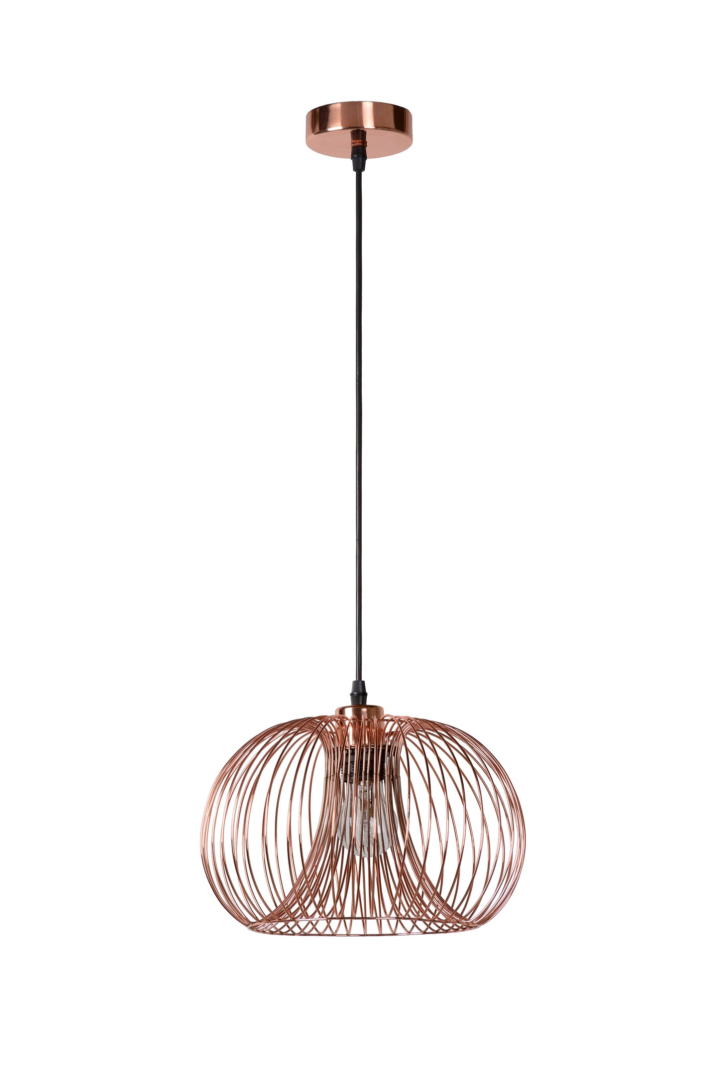 Lucide VINTI - Pendant light - Ø 30 cm - 1xE27 - Copper