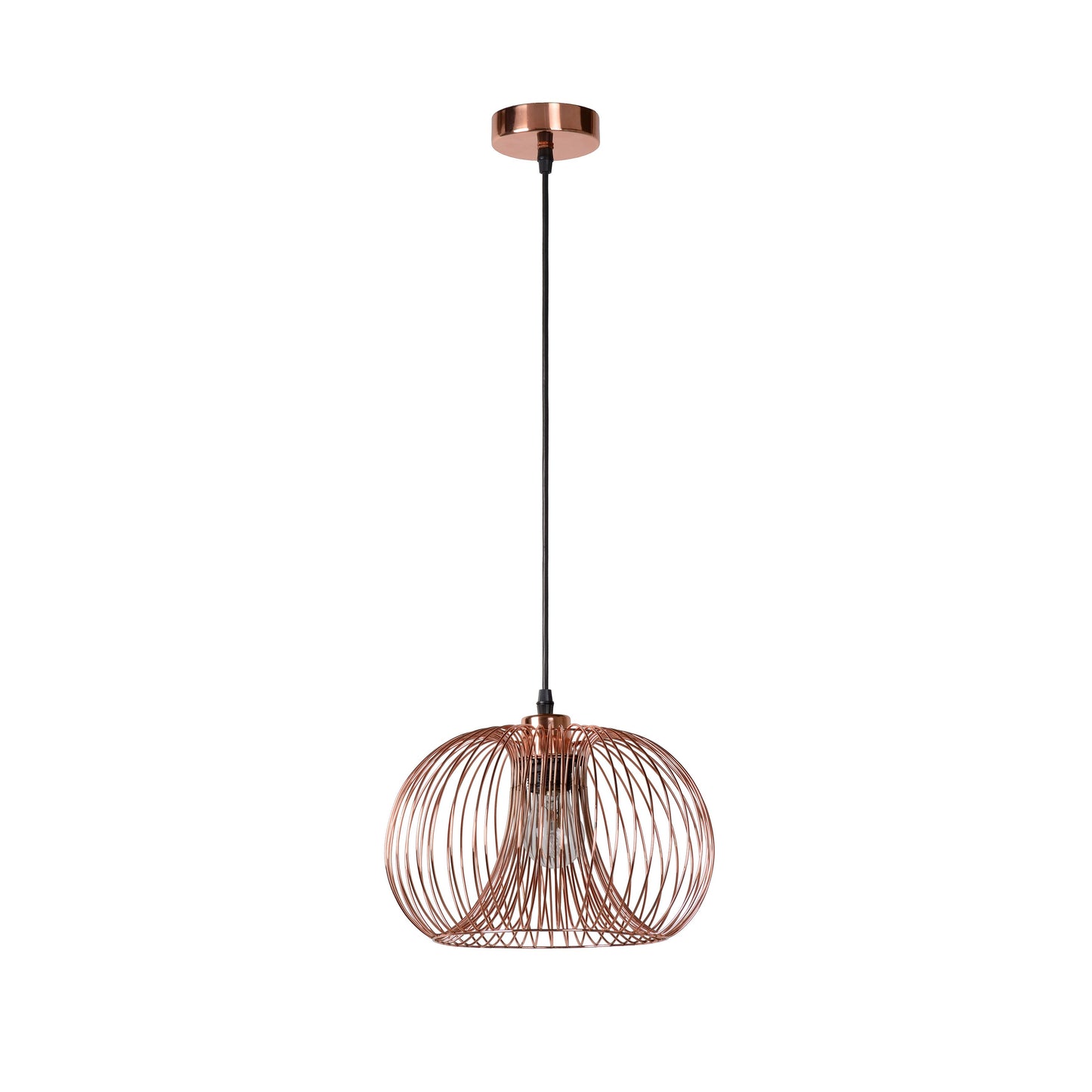 Lucide VINTI - Pendant light - Ø 30 cm - 1xE27 - Copper