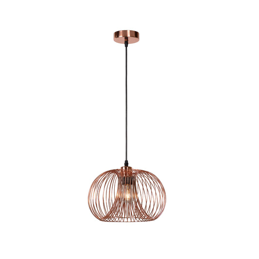 Lucide VINTI - Pendant light - Ø 30 cm - 1xE27 - Copper