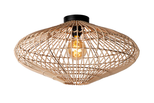 Lucide MAGALI - Flush ceiling light - Ø 56 cm - 1xE27 - Natural