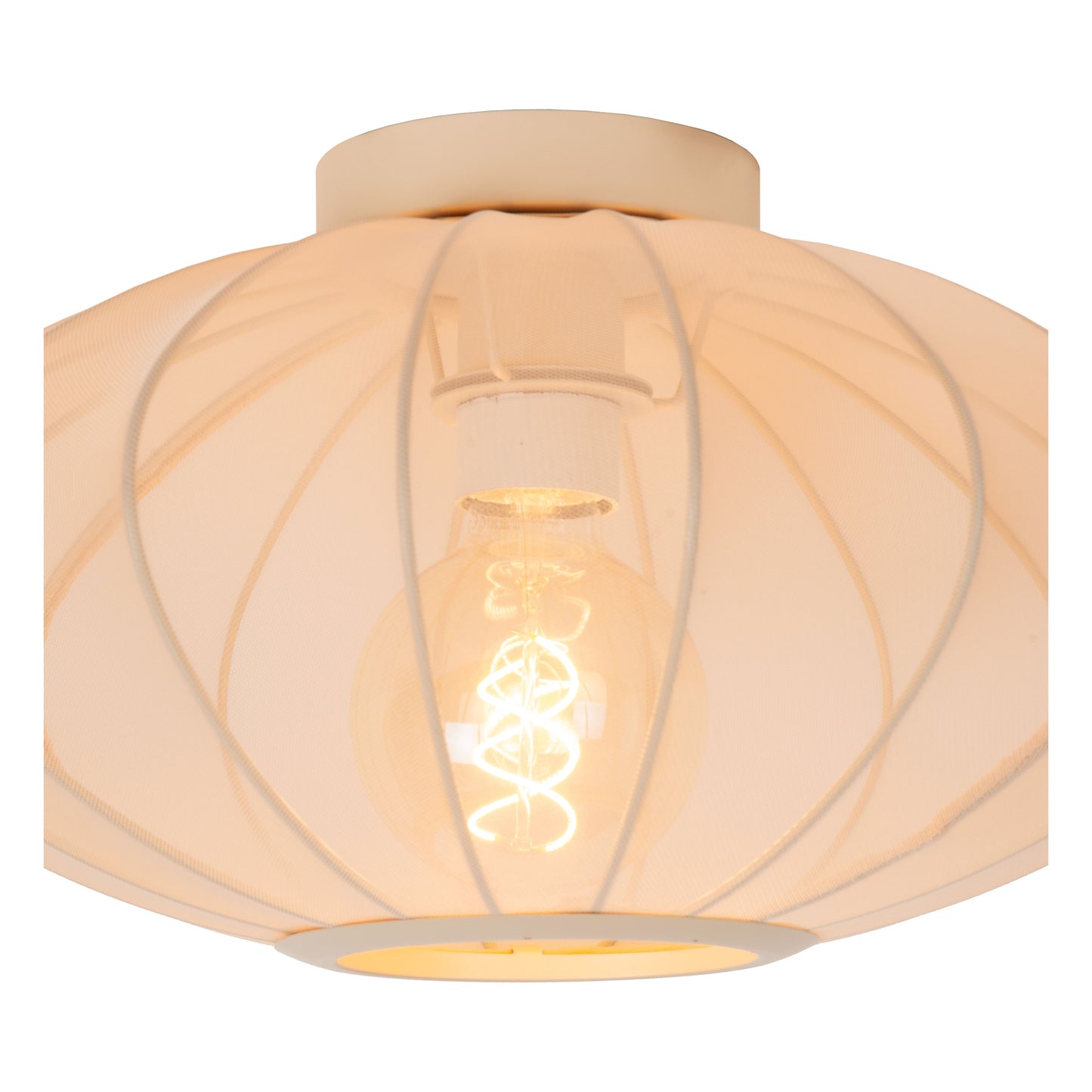 Lucide CORINA - Flush ceiling light - Ø 40 cm - 1xE27 - Cream