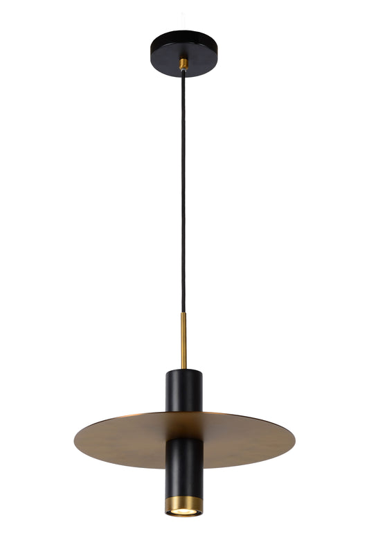 Lucide SELIN - Pendant light - Ø 35 cm - 1xGU10 - Black