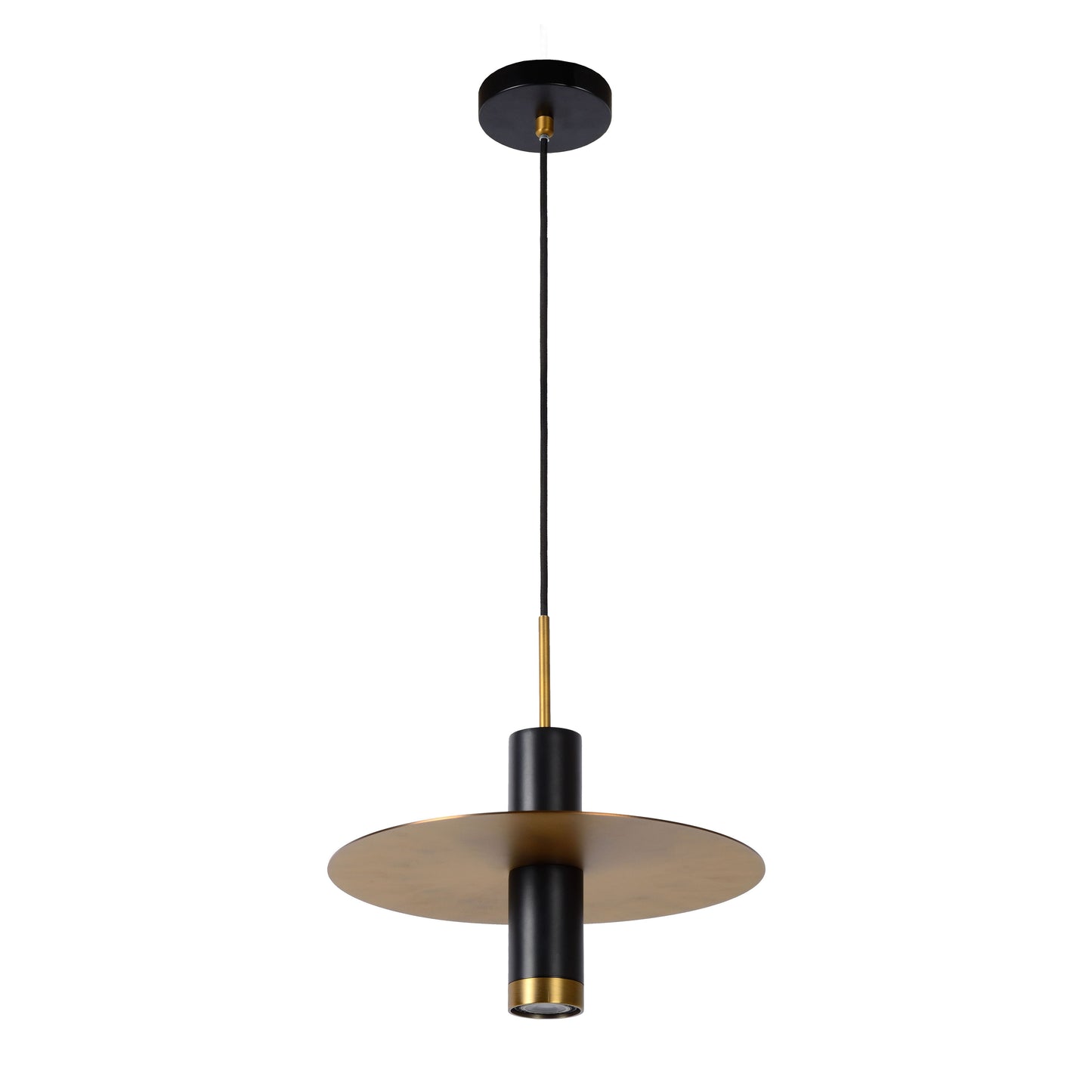 Lucide SELIN - Pendant light - Ø 35 cm - 1xGU10 - Black