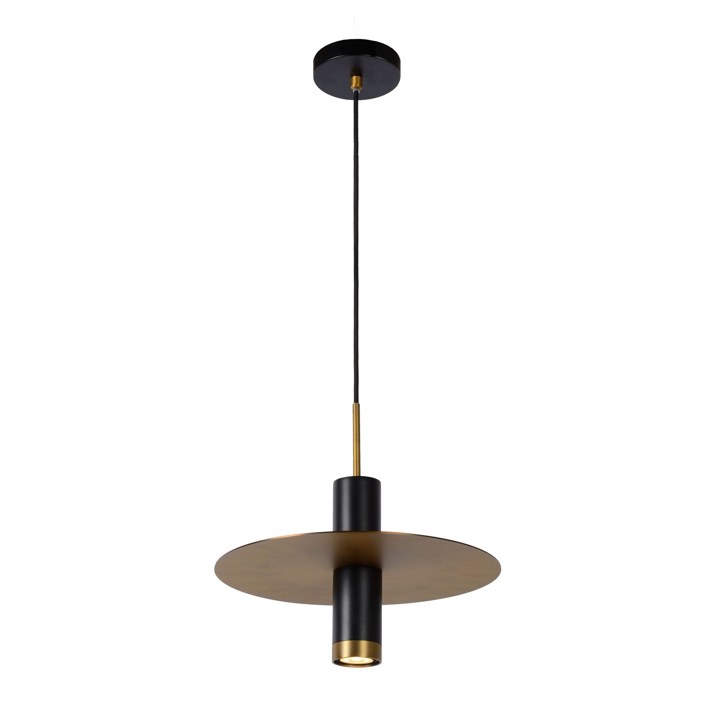 Lucide SELIN - Pendant light - Ø 35 cm - 1xGU10 - Black