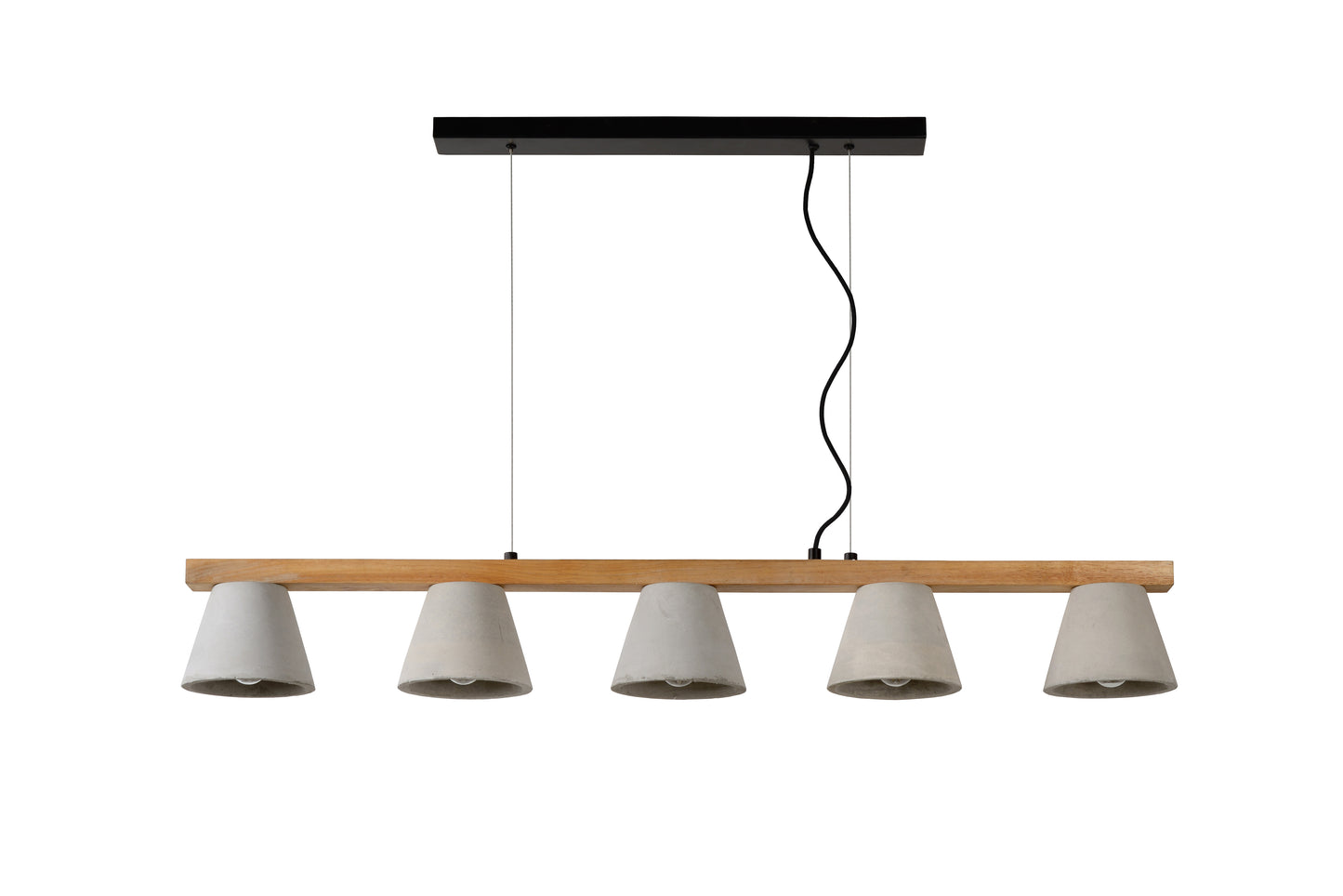 Lucide POSSIO - Pendant light - 5xE14 - Taupe