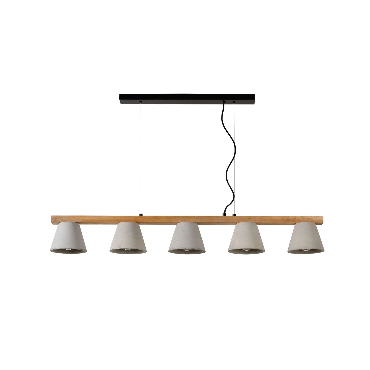 Lucide POSSIO - Pendant light - 5xE14 - Taupe