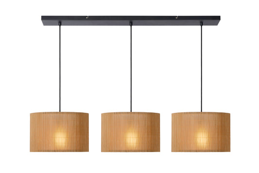 Lucide MAGIUS - Pendant light - 3xE27 - Natural