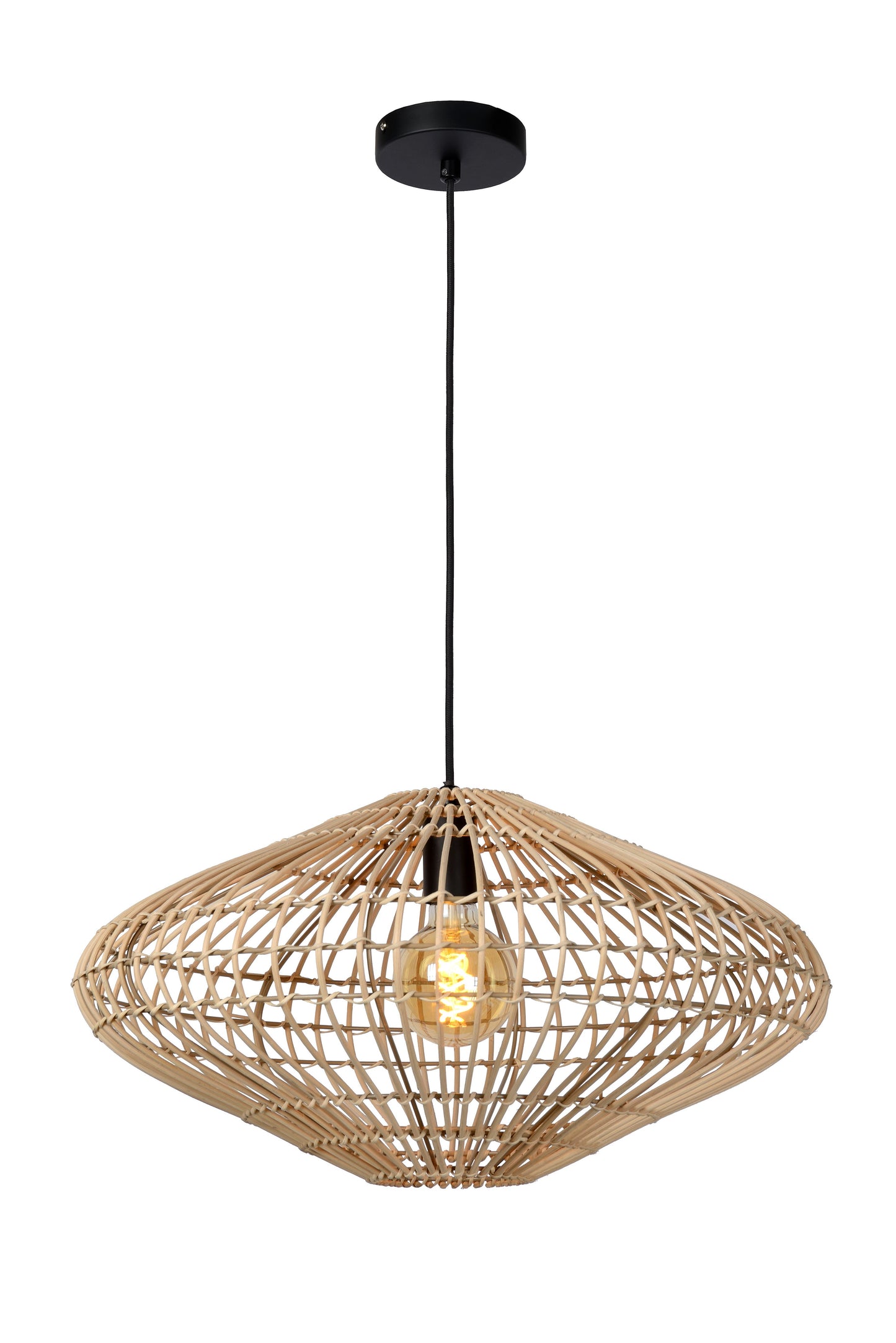 Lucide MAGALI - Pendant light - Ø 56 cm - 1xE27 - Natural