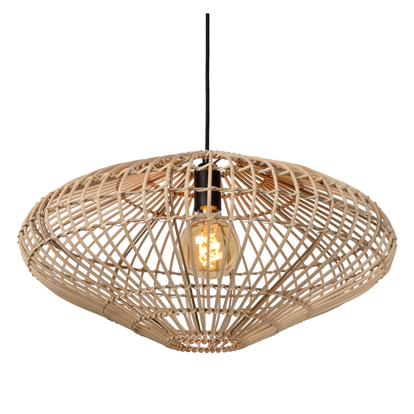 Lucide MAGALI - Pendant light - Ø 56 cm - 1xE27 - Natural