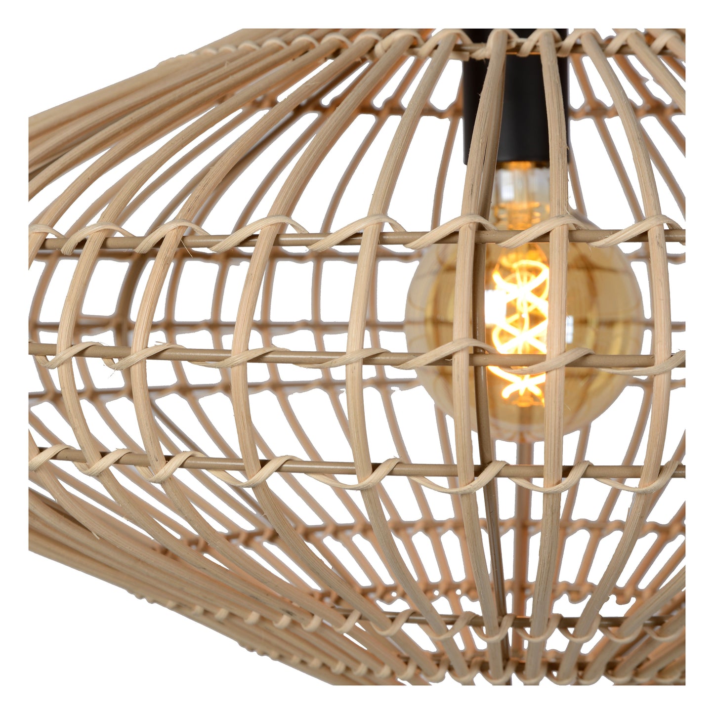 Lucide MAGALI - Pendant light - Ø 56 cm - 1xE27 - Natural