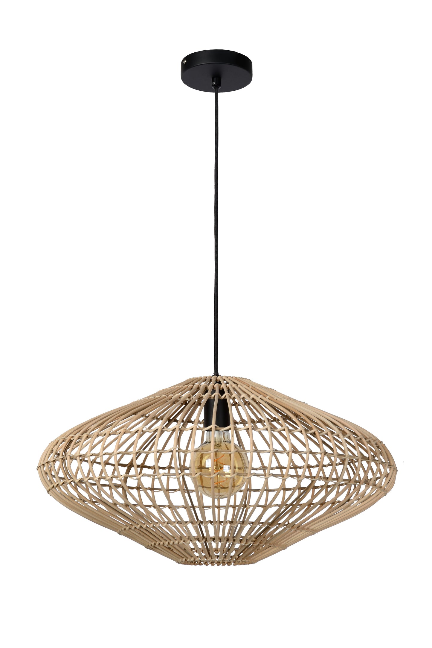 Lucide MAGALI - Pendant light - Ø 56 cm - 1xE27 - Natural