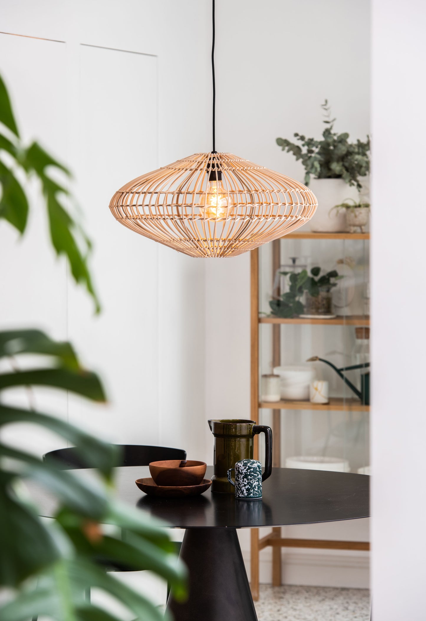 Lucide MAGALI - Pendant light - Ø 56 cm - 1xE27 - Natural