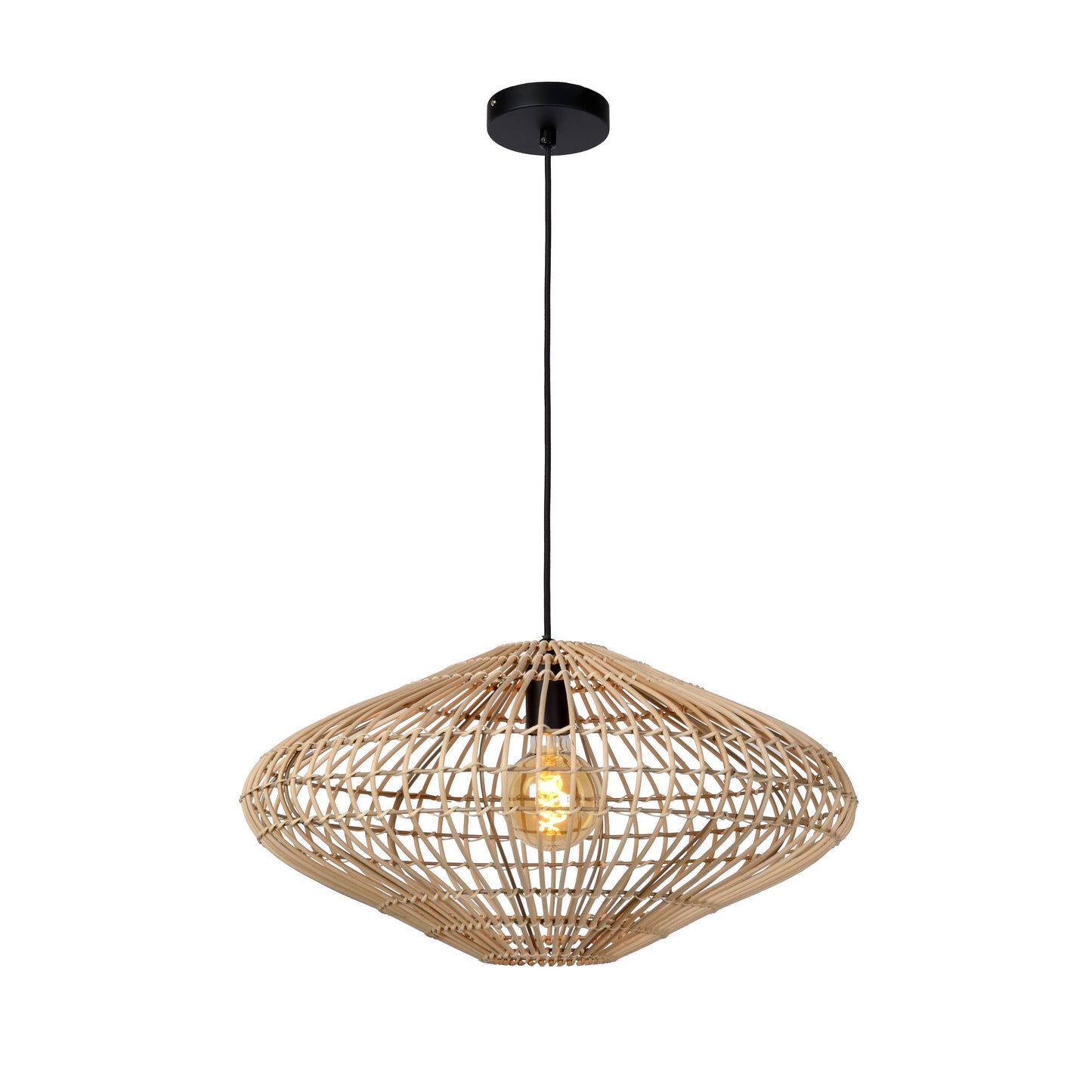 Lucide MAGALI - Pendant light - Ø 56 cm - 1xE27 - Natural