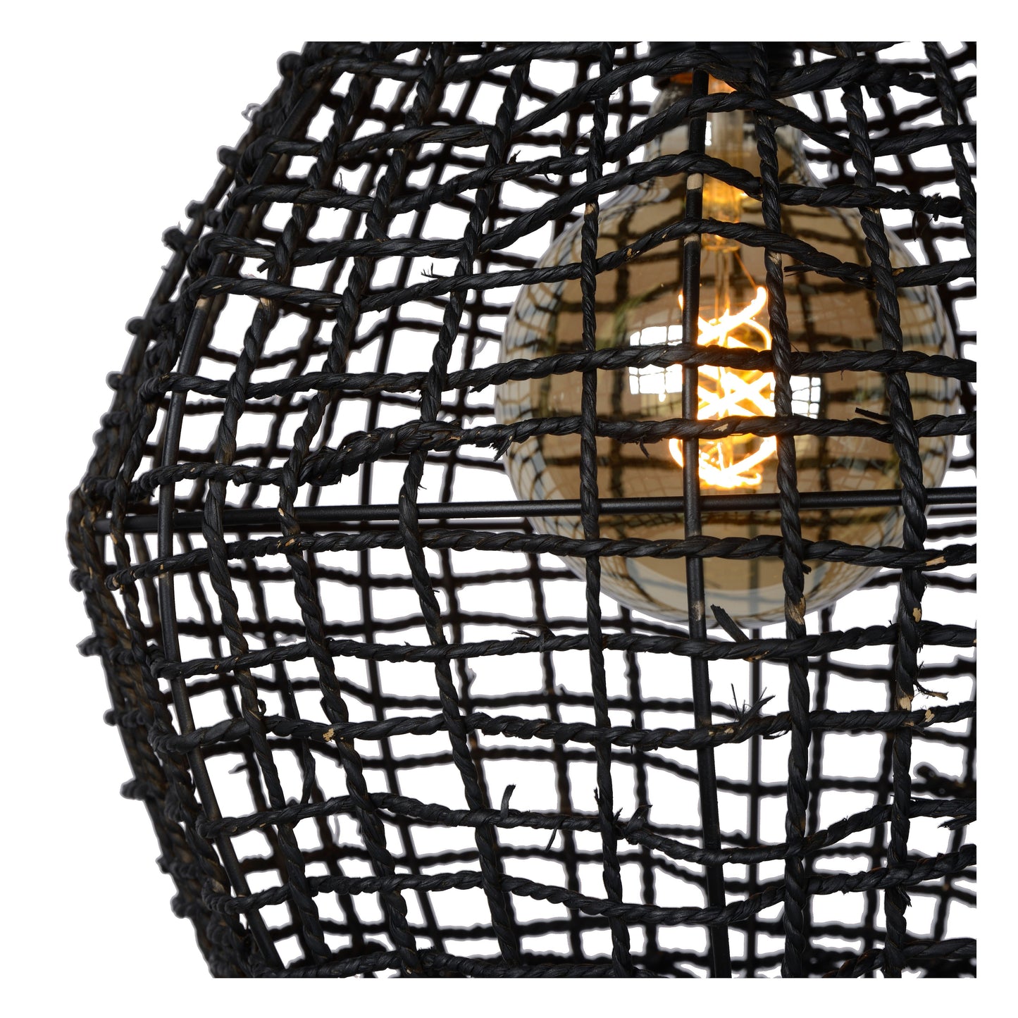 Lucide ALBAN - Pendant light - Ø 35 cm - 1xE27 - Black