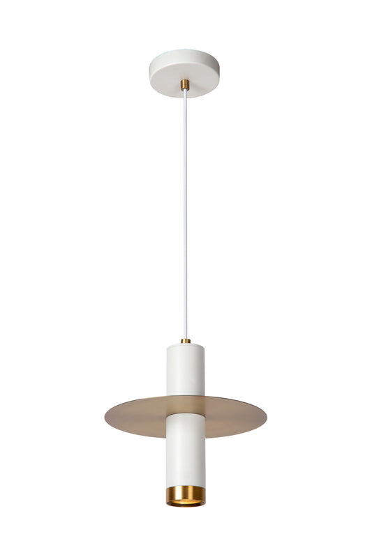 Lucide SELIN - Pendant light Bathroom - Ø 6 cm - 1xGU10 - IP44 - White