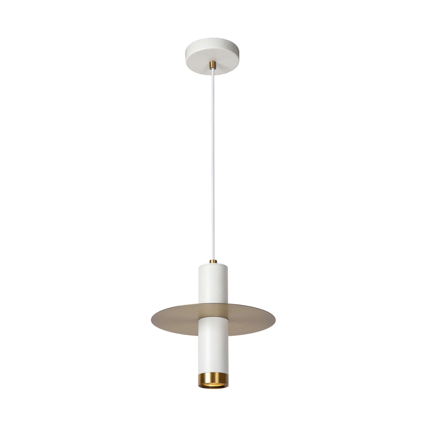 Lucide SELIN - Pendant light Bathroom - Ø 6 cm - 1xGU10 - IP44 - White