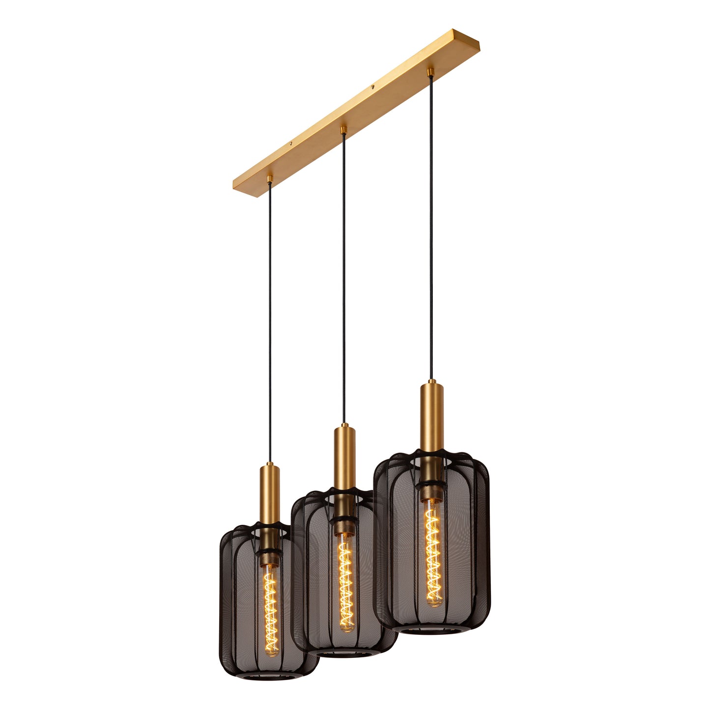 Lucide CORINA - Pendant light - 3xE27 - Black