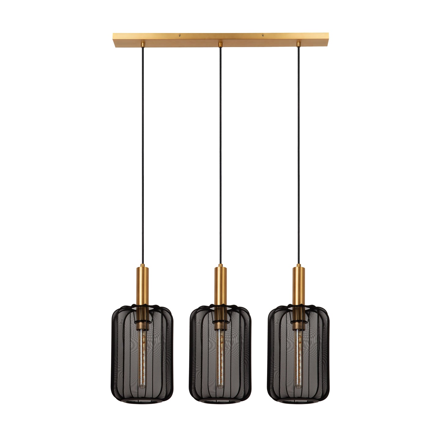 Lucide CORINA - Pendant light - 3xE27 - Black