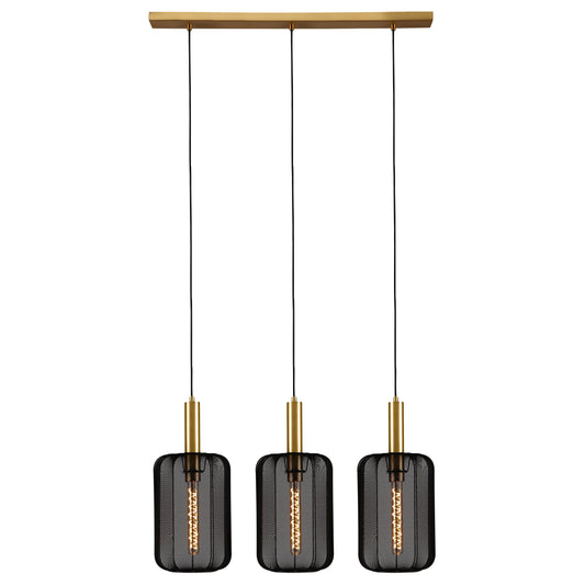 Lucide CORINA - Pendant light - 3xE27 - Black