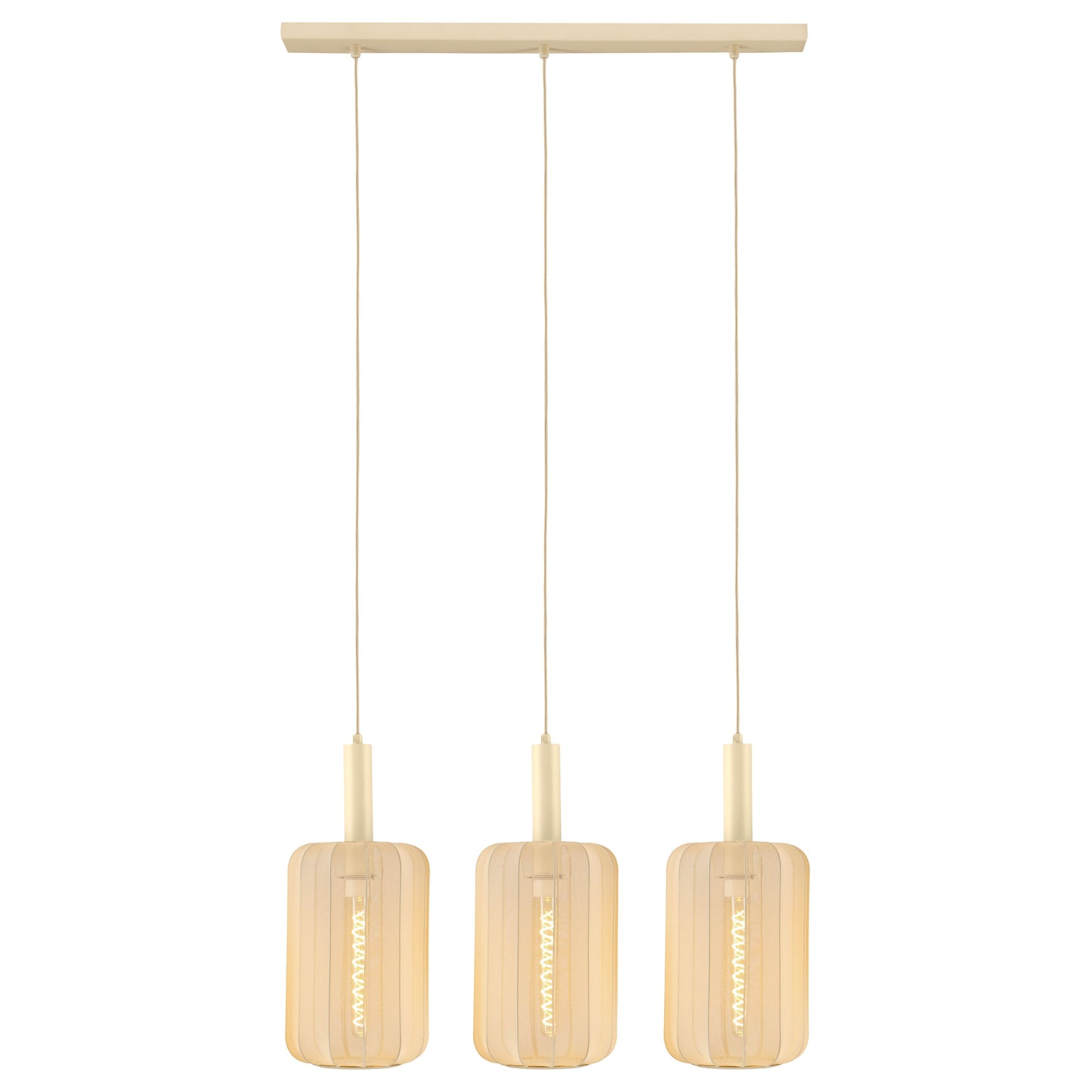 Lucide CORINA - Pendant light - 3xE27 - Cream