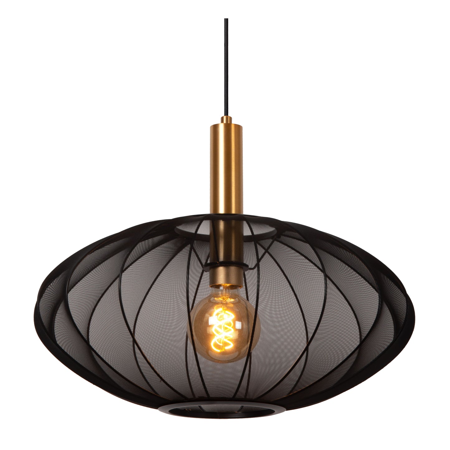 Lucide CORINA - Pendant light - Ø 50 cm - 1xE27 - Black