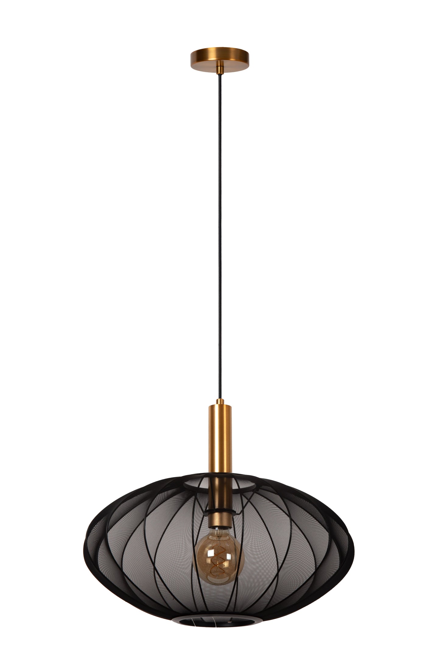 Lucide CORINA - Pendant light - Ø 50 cm - 1xE27 - Black