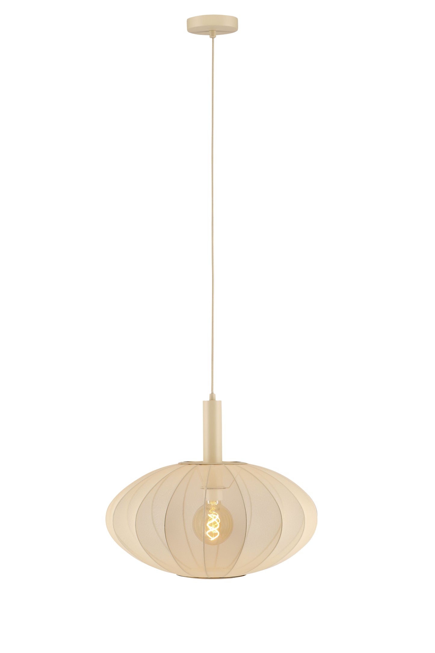 Lucide CORINA - Pendant light - Ø 50 cm - 1xE27 - Cream