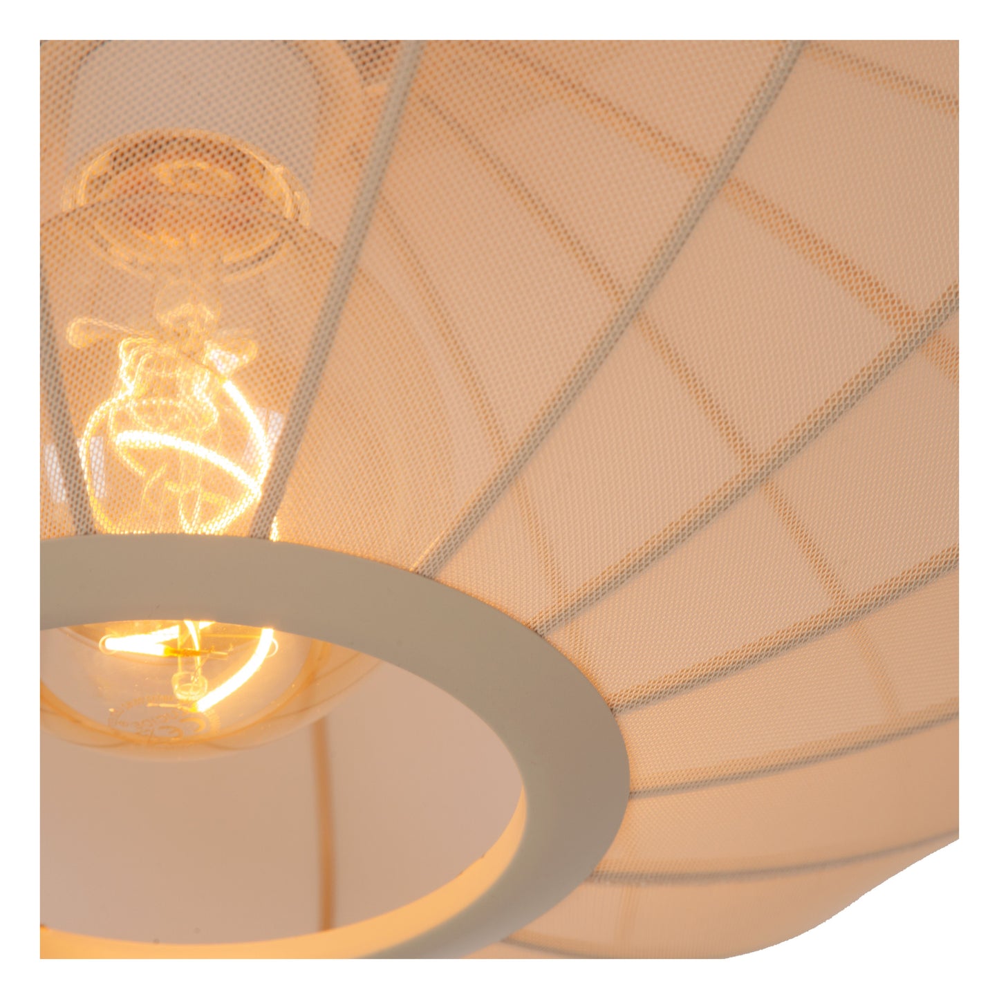 Lucide CORINA - Pendant light - Ø 50 cm - 1xE27 - Cream