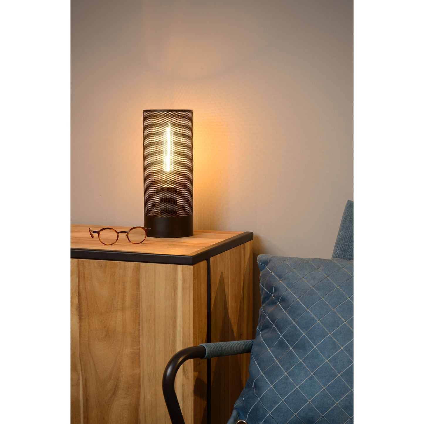 Lucide BELI - Table lamp - Ø 12 cm - 1xE27 - Black