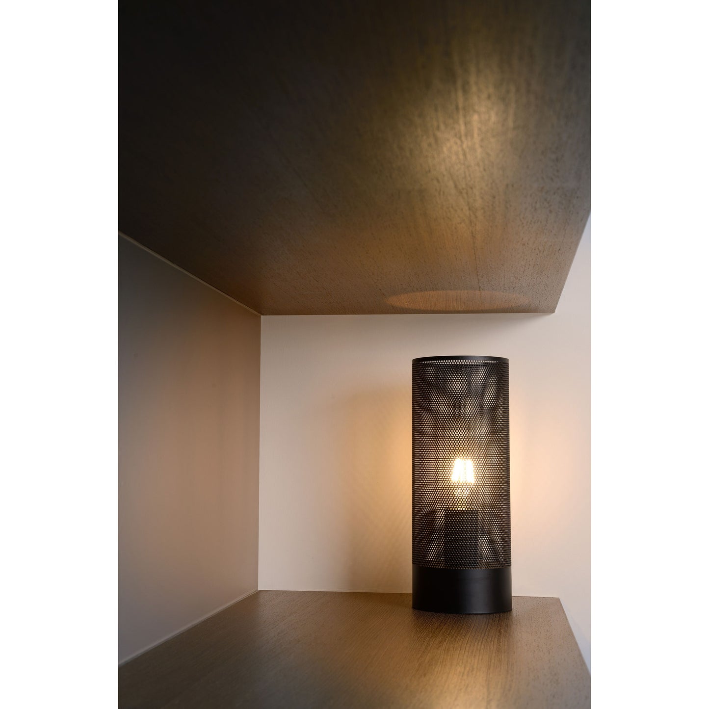 Lucide BELI - Table lamp - Ø 12 cm - 1xE27 - Black