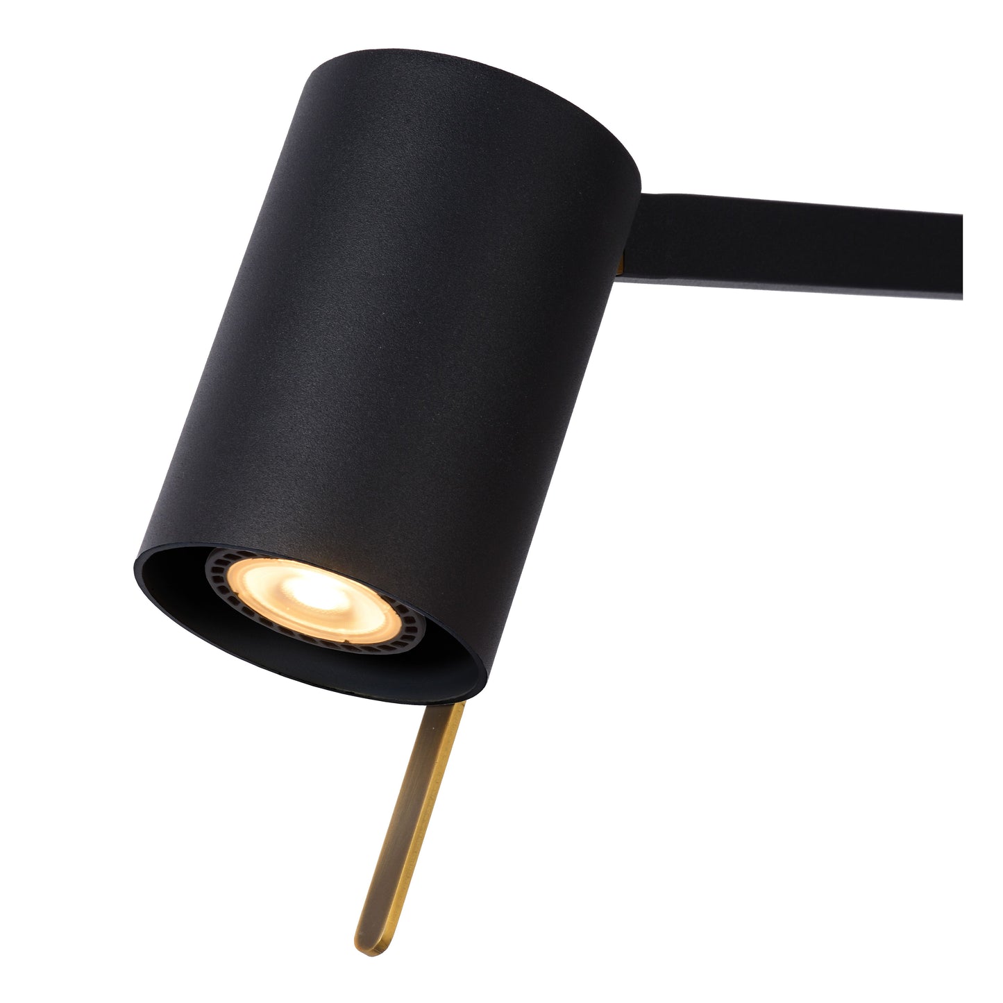 Lucide LESLEY - Desk lamp - 1xGU10 - Black