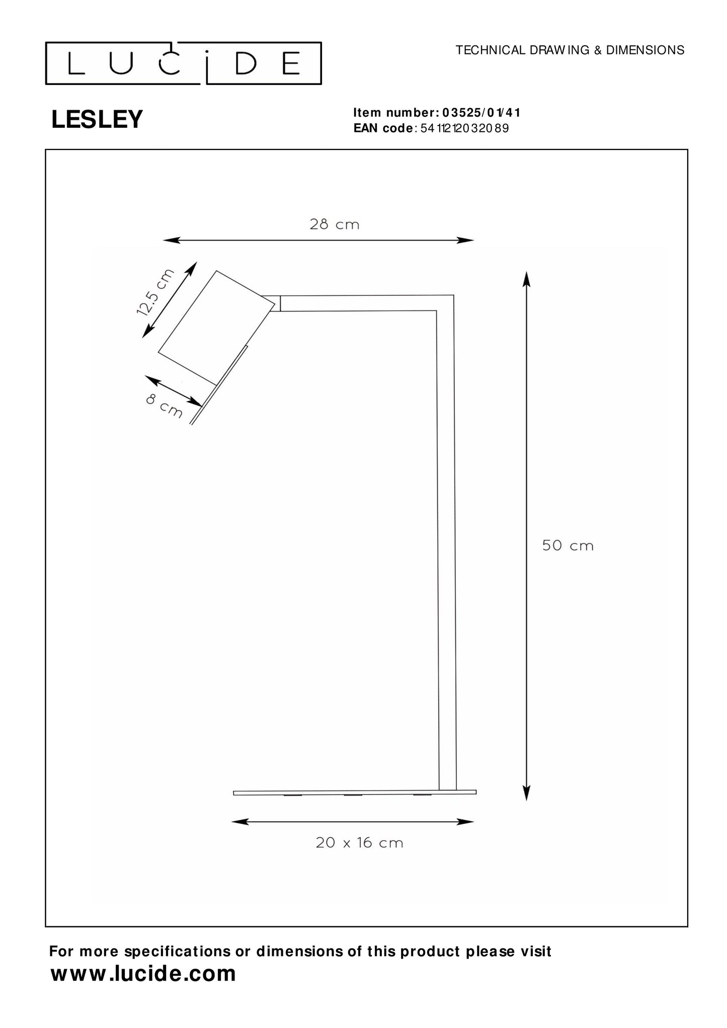 Lucide LESLEY - Desk lamp - 1xGU10 - Taupe