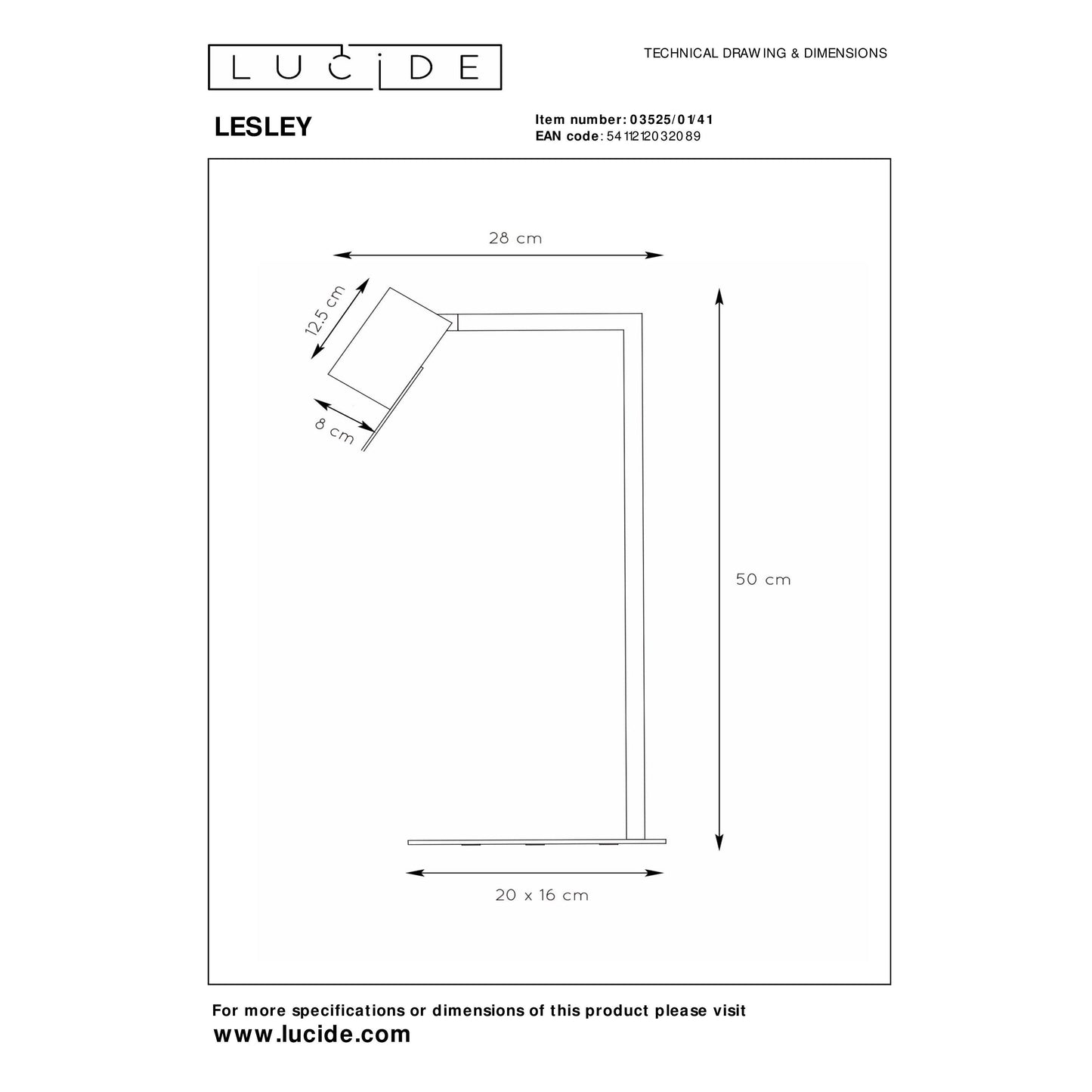 Lucide LESLEY - Desk lamp - 1xGU10 - Taupe