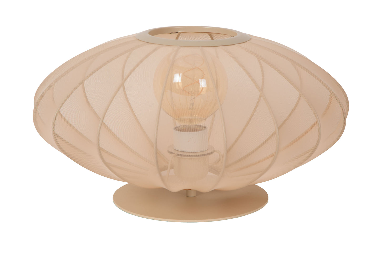 Lucide CORINA - Table lamp - Ø 40 cm - 1xE27 - Cream