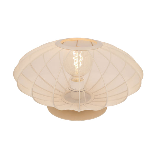 Lucide CORINA - Table lamp - Ø 40 cm - 1xE27 - Cream