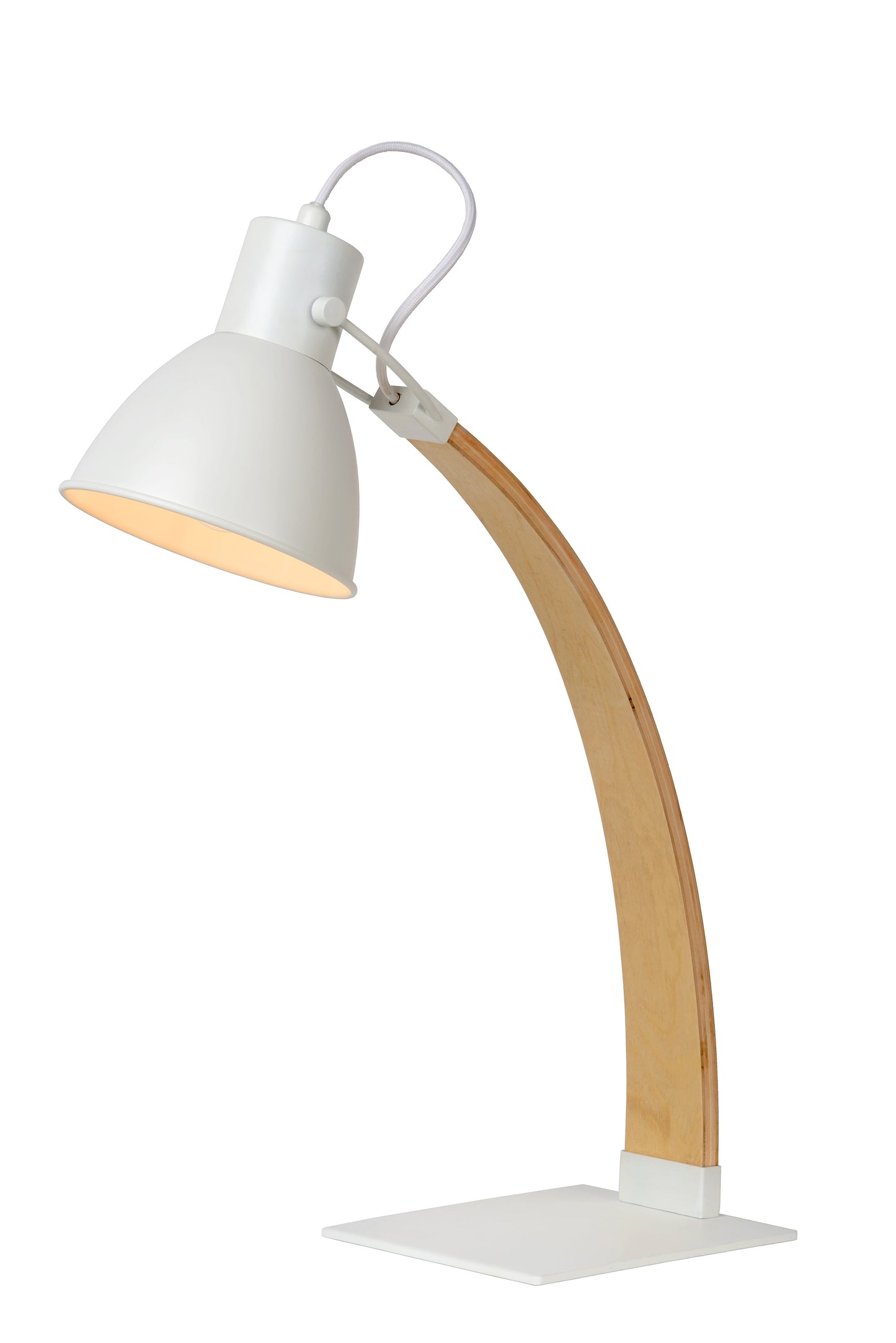 Lucide CURF - Desk lamp - 1xE27 - White