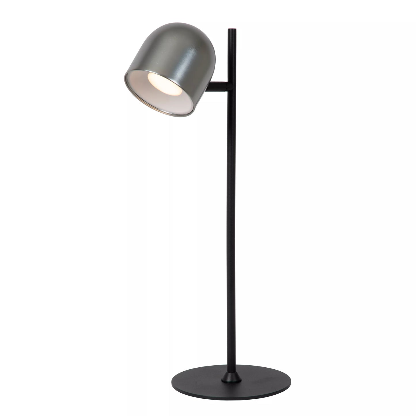 Lucide SKANSKA RECH - Rechargeable Desk lamp Indoor/Outdoor - Battery pack - LED Dim. - CCT - 1x3W 3000K/6000K - IP44 - Grey iron
