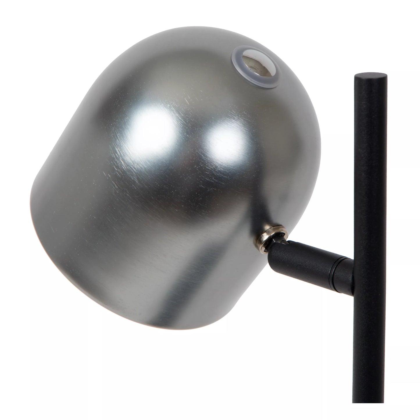 Lucide SKANSKA RECH - Rechargeable Desk lamp Indoor/Outdoor - Battery pack - LED Dim. - CCT - 1x3W 3000K/6000K - IP44 - Grey iron