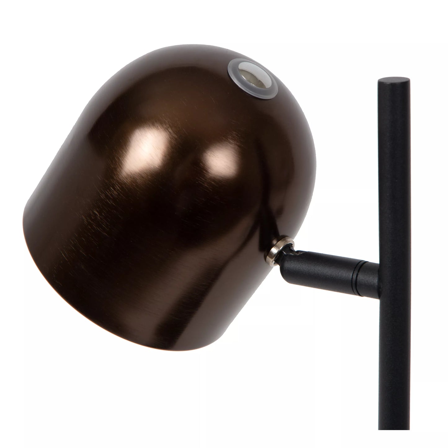 Lucide SKANSKA RECH - Rechargeable Desk lamp Indoor/Outdoor - Battery pack - LED Dim. - CCT - 1x3W 3000K/6000K - IP44 - Coffee