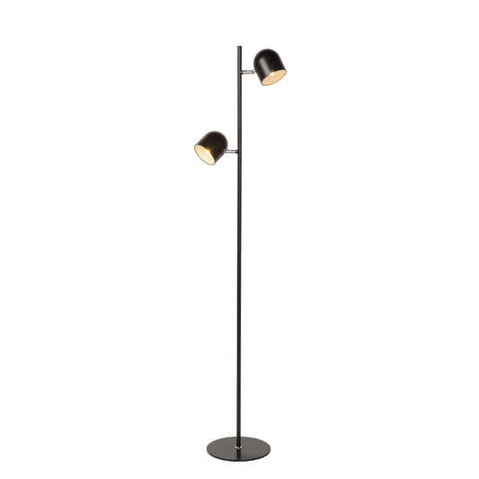 Lucide SKANSKA - Floor lamp - LED Dim. - 2x5W 3000K - Black