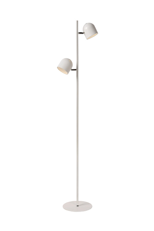 Lucide SKANSKA - Floor lamp - LED Dim. - 2x5W 3000K - White