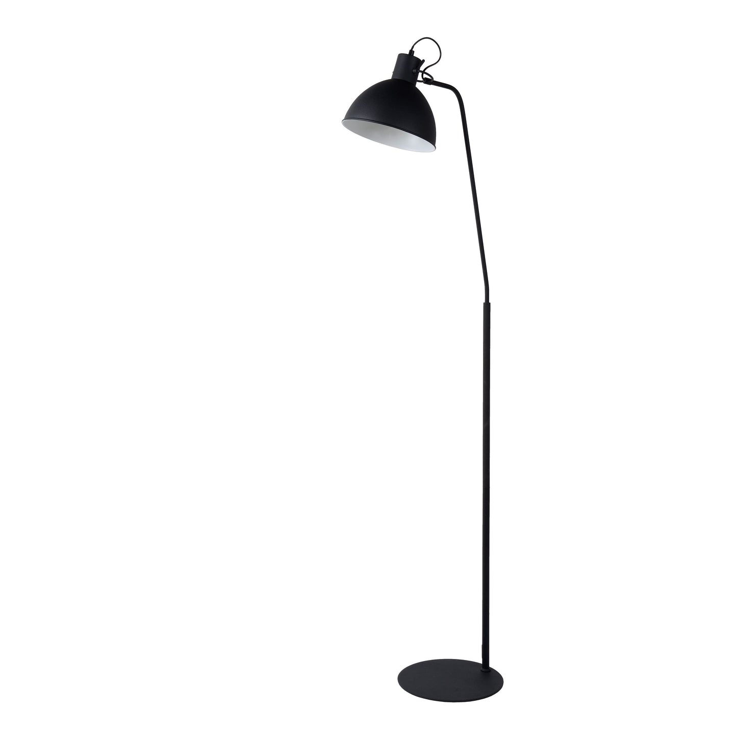 Lucide SHADI - Floor reading lamp - 1xE27 - Black