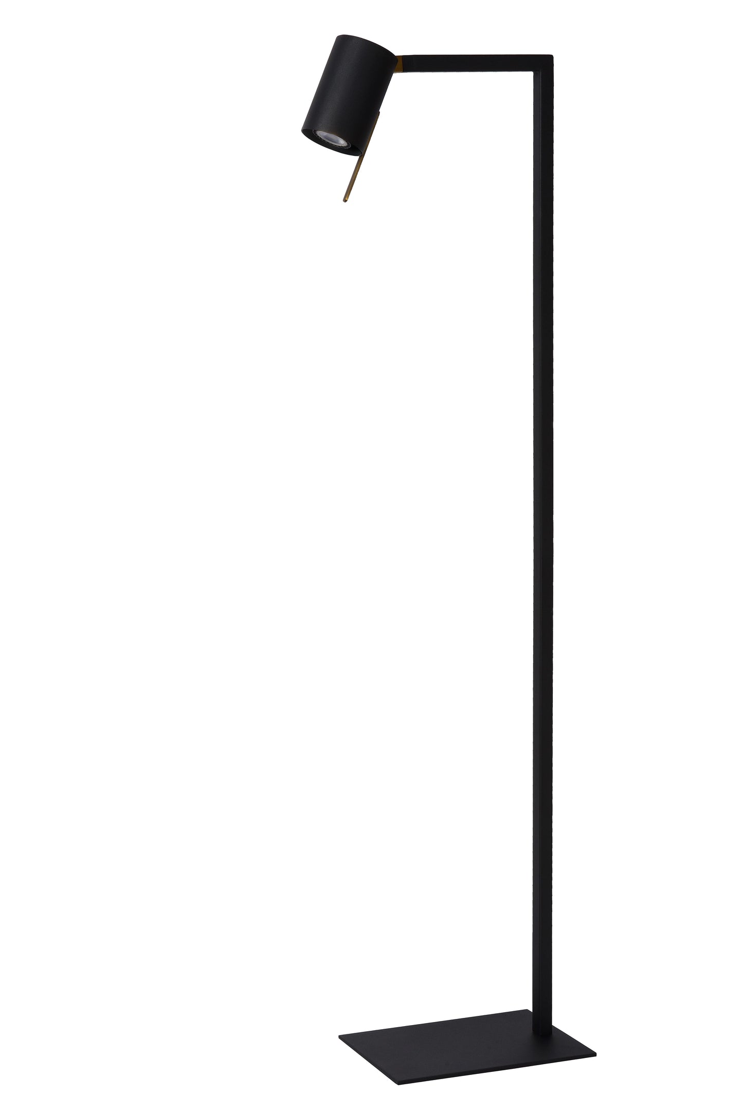 Lucide LESLEY - Floor reading lamp - 1xGU10 - Black