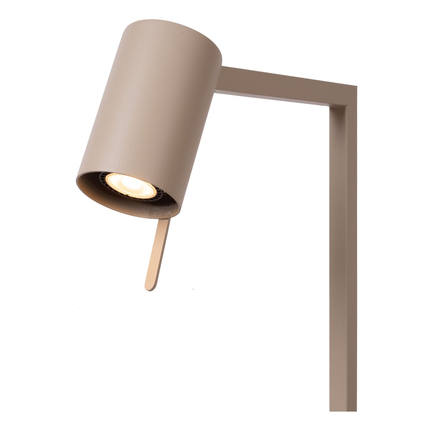 Lucide LESLEY - Floor reading lamp - 1xGU10 - Taupe