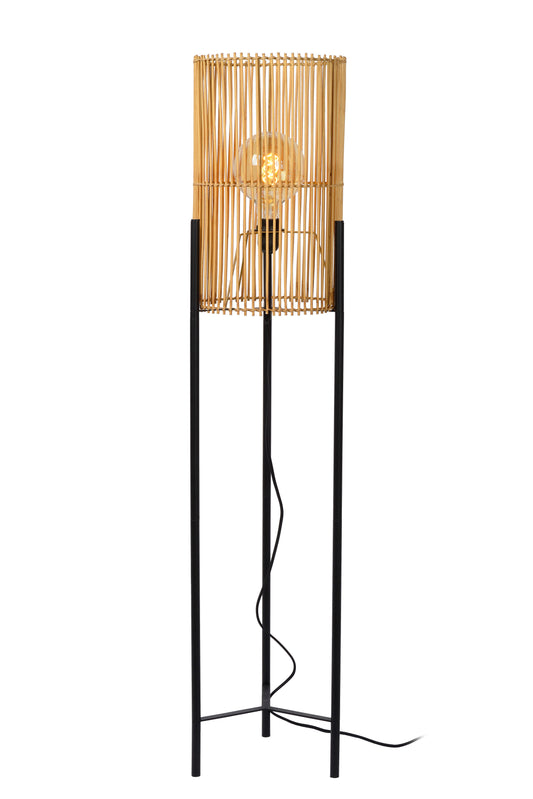 Lucide JANTINE - Floor lamp - Ø 30 cm - 1xE27 - Natural