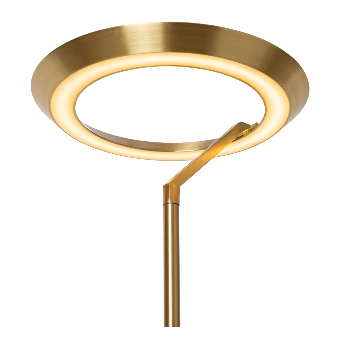 Lucide CELESTE - Floor lamp - Ø 28 cm - LED Dim. - 1x21W 2700K - Matt Gold / Brass