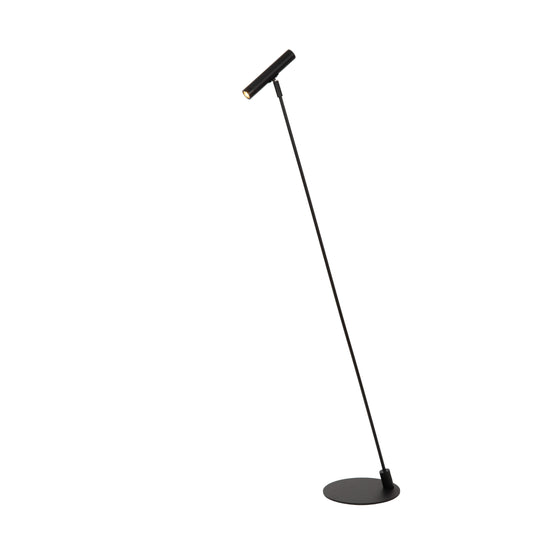 Lucide ALEC - Floor lamp - LED - G9 - 1x3W 2700K - Interchangeable lampshades included - Black